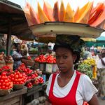 A female street hawker