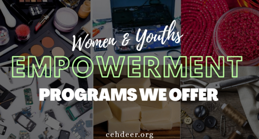 Women and Youths Empowerment Programs We Offer