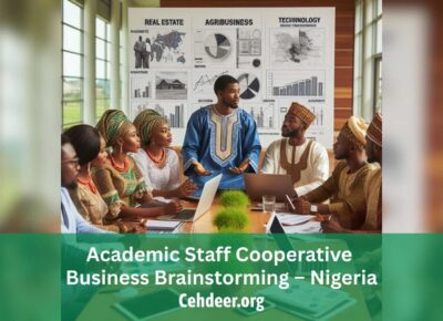 Profitable Businesses for University Academic Staff Cooperative, Apart from Giving Loans to Members in The Nigerian Environment